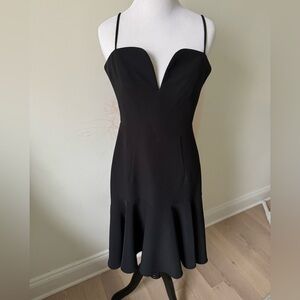 Milly Black Strapless Dress